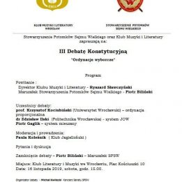 III Debata Konstytucyjna we Wrocławiu