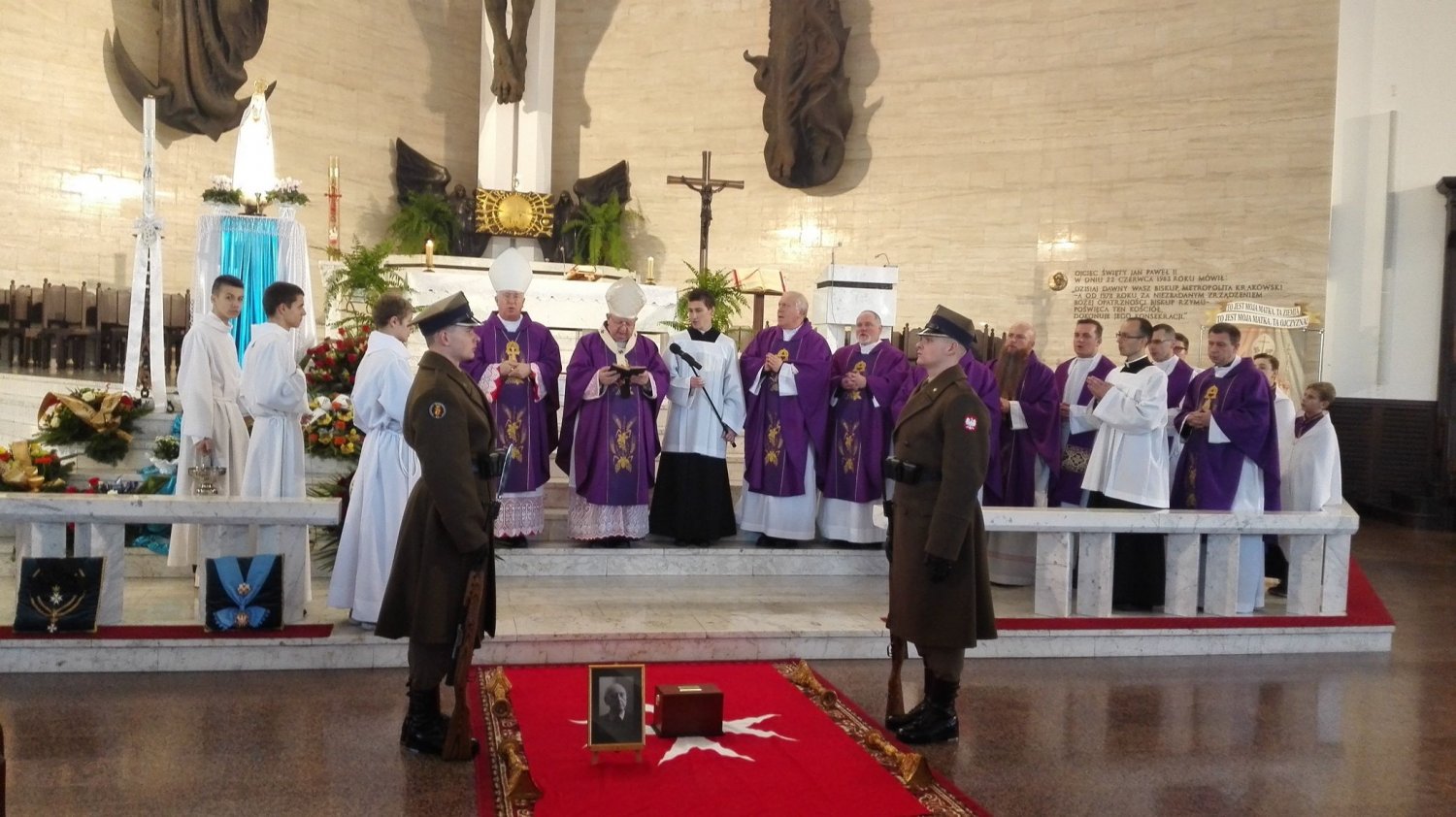 Uroczystości pogrzebowe śp. Andrzeja Ciechanowieckiego